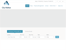 Tablet Screenshot of cityhabitatchicago.com